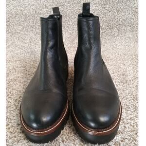 Caslon Women’s Miller Chelsea Boots Sz 11 Black Leather Water Resistant